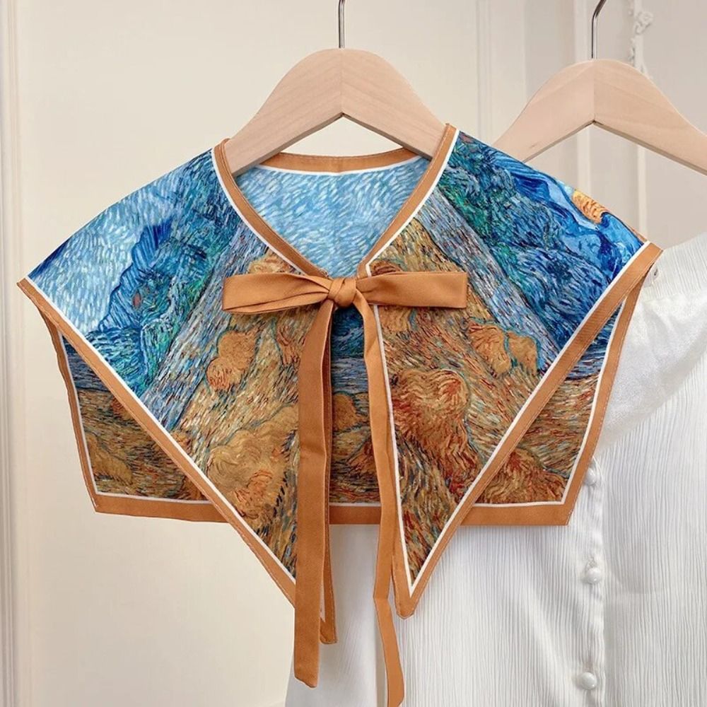 Blouse Off Shoulder - Cuello falso de camisa con patrón