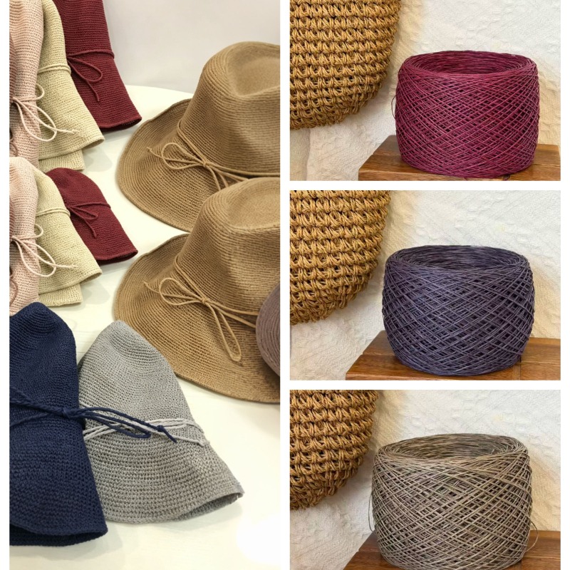 Crochet Bag Raffia - Hilo de Rafia de Algodón Extra