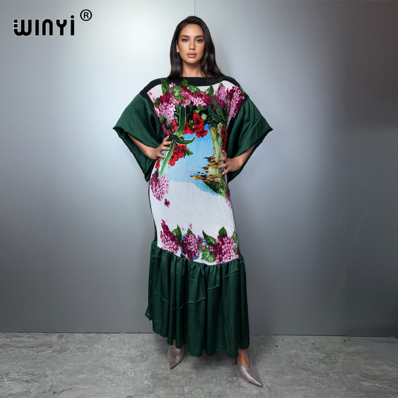 Cover Up Kaftan - Vestido largo de noche WINYI estilo
