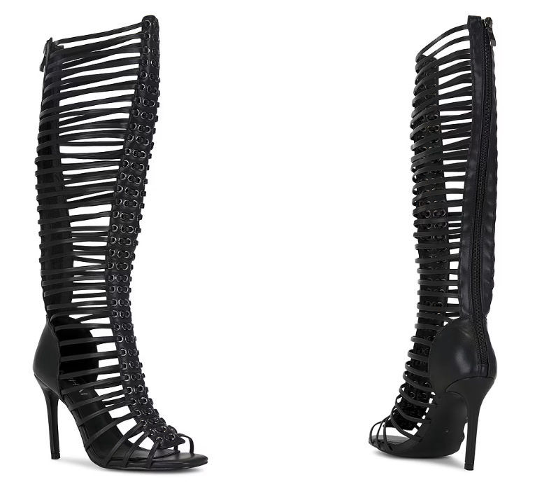 Botas de tacón de aguja con ti - Sandal Strappy Heeled reseña y precio