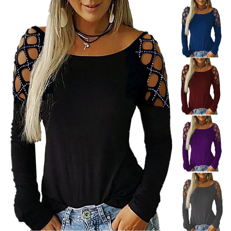 Camiseta de manga larga para m - Blouse Off Shoulder reseña y precio