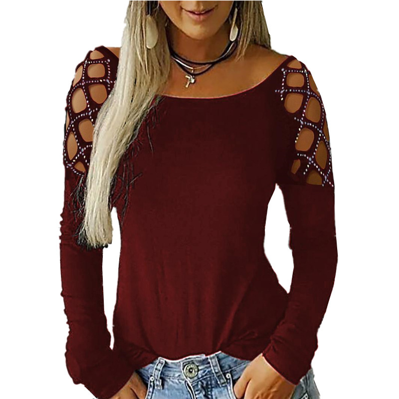 Camiseta de manga larga para m - Blouse Off Shoulder reseña y precio
